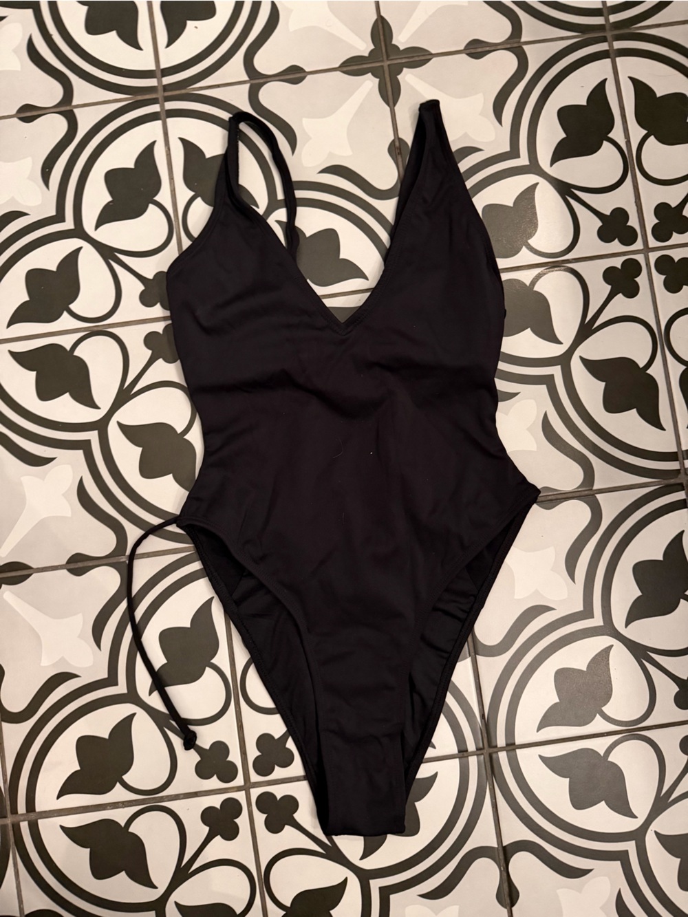 TA3 Black Plungy One Piece
